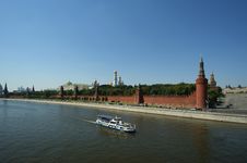 Moscow, View Of The Moskva River And The Kremlin Stock Photography Moscow, View Of The Moskva River And The Kremlin Stock Photography