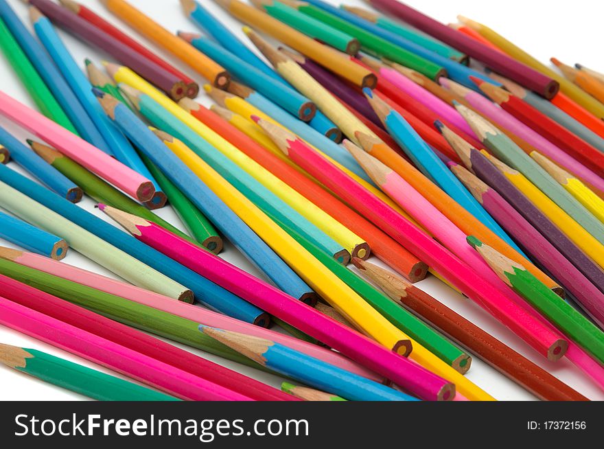 Set of Color pencils background