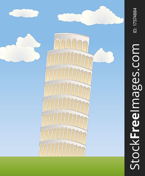Leaning tower in pisa