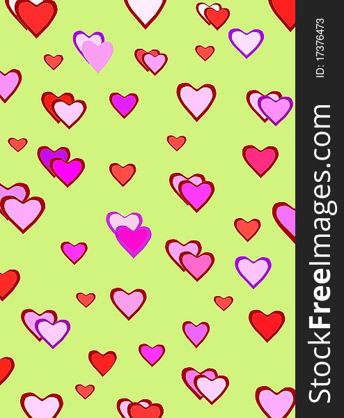 Hearts Pattern