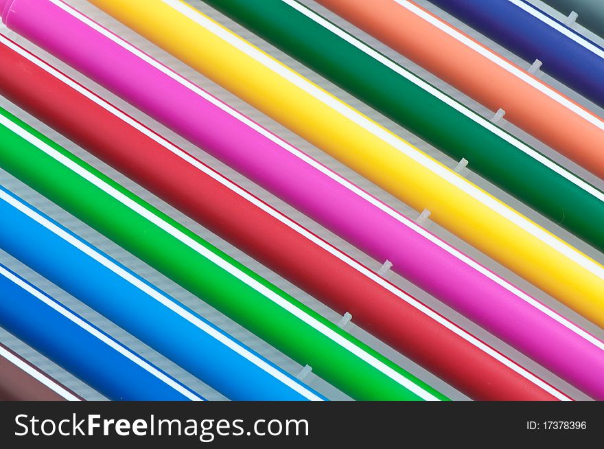 Pattern Of Multicolor Pen