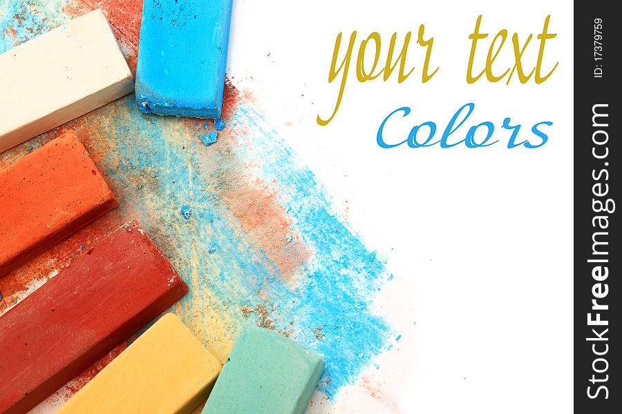 Bright Colored Crayon