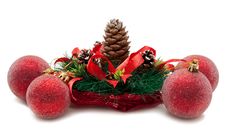 Christmas Tree With A Pinecone Royalty Free Stock Photos Christmas Tree With A Pinecone Royalty Free Stock Photos