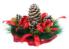Christmas Tree With A Pinecone Royalty Free Stock Images Christmas Tree With A Pinecone Royalty Free Stock Images