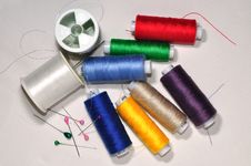 Spools Of Color Threads Stock Images Spools Of Color Threads Stock Images