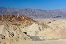 Zabriskie Point, Death Valley Royalty Free Stock Photos