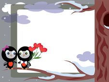 Frame With Birds, CMYK Stock Photography Frame With Birds, CMYK Stock Photography