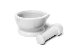 Mortar And Pestle Stock Photo