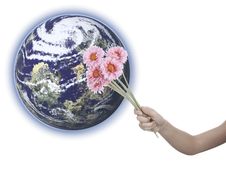 An Offering To The Earth Royalty Free Stock Image An Offering To The Earth Royalty Free Stock Image
