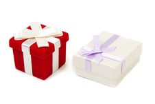 Two Gift Box Stock Photography