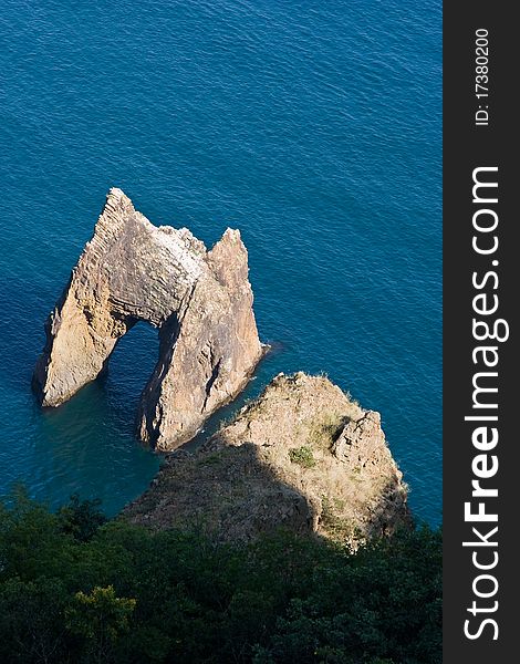 Golden Gate Rock In Kara-Dag Mountains