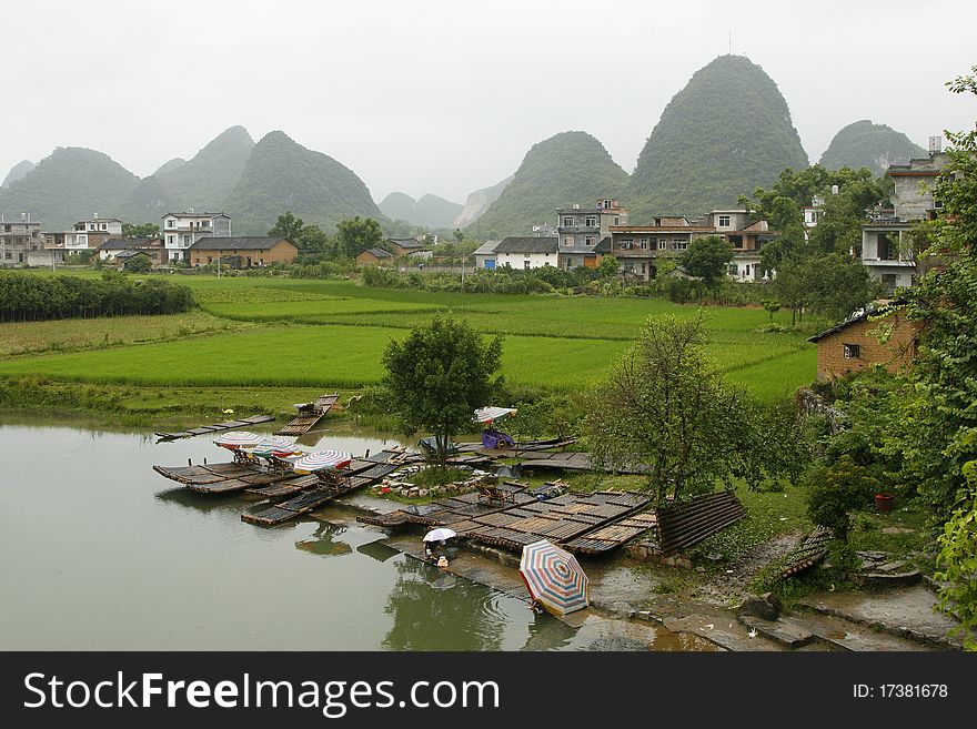 Karst Hills Of Rural Guilin