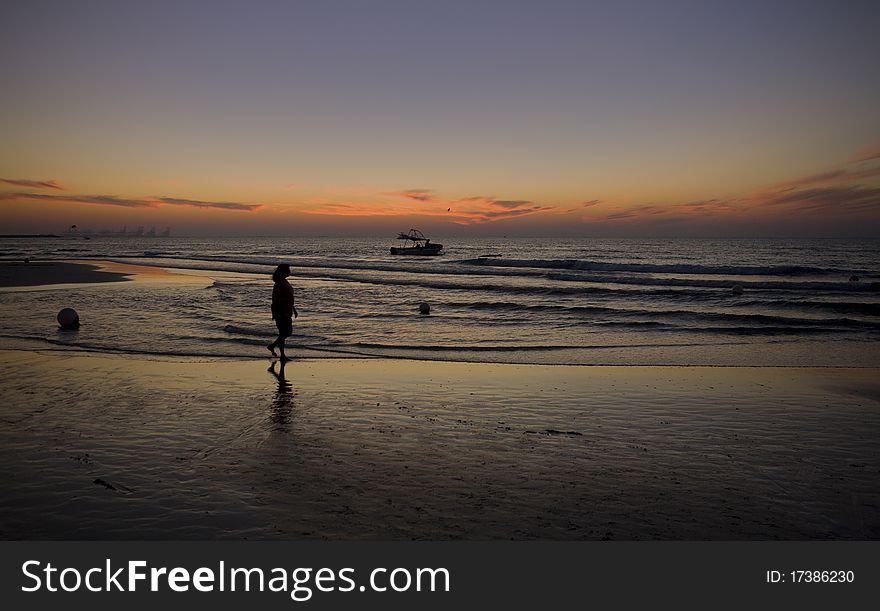 Woman On The Beach