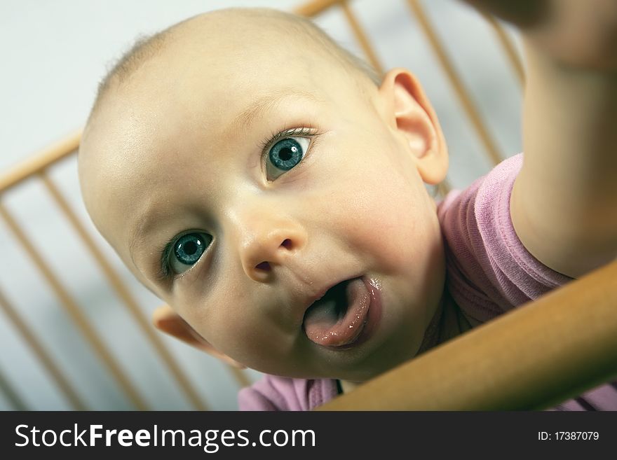 Baby Shows Tongue