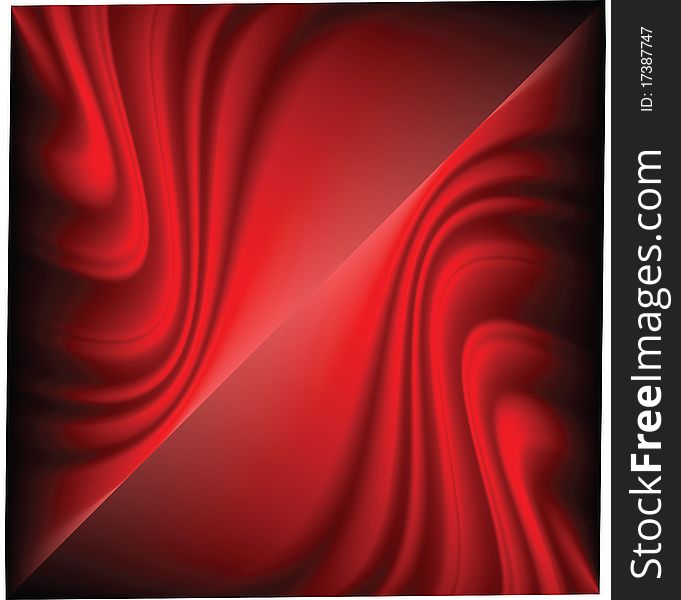 Red abstract background with divorces. The Bright red background