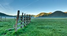 Mountain Plain In Early Morning Royalty Free Stock Photo Mountain Plain In Early Morning Royalty Free Stock Photo