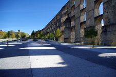 Aqueduct And Shadows Stock Image