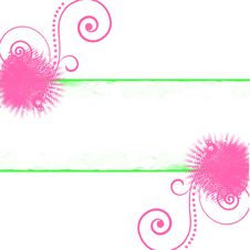 Pink Green Swirls Dots Background Stock Image Pink Green Swirls Dots Background Stock Image