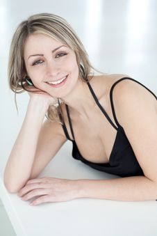 Portrait Of  Pretty Young Woman Stock Image