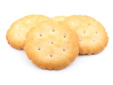Stack Of Crackers Stock Image