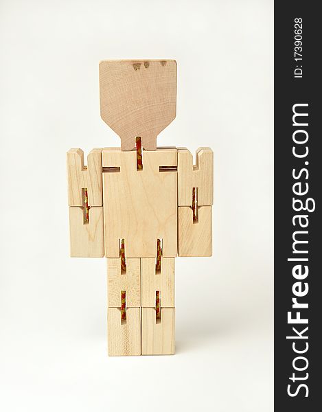 Standing Wooden Figure