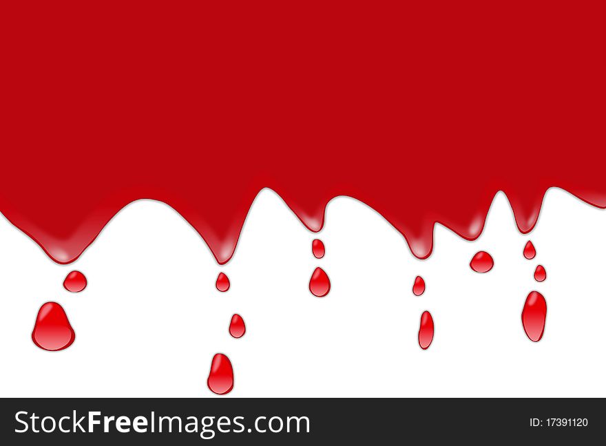 A wall with blood splatter pattern. A wall with blood splatter pattern