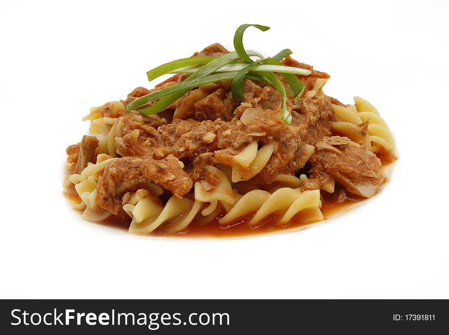 Mince beef pasta for dinner