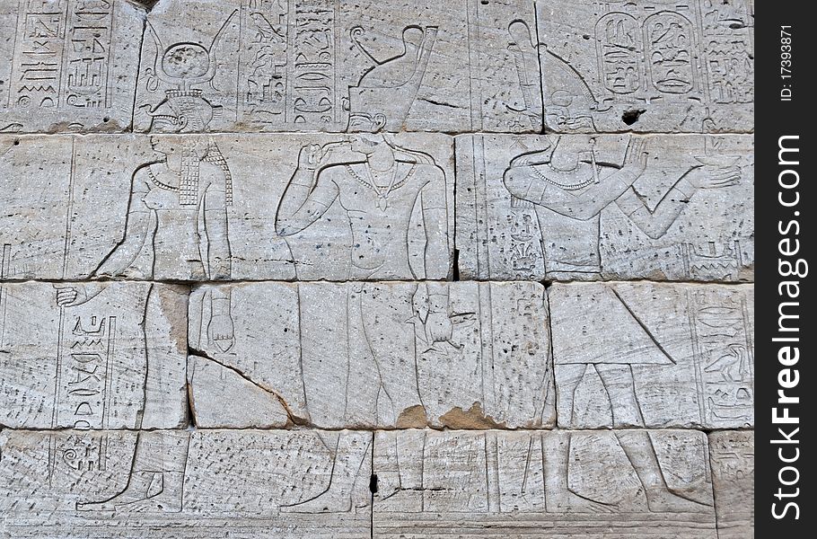 Ancient egypt images and hieroglyphics