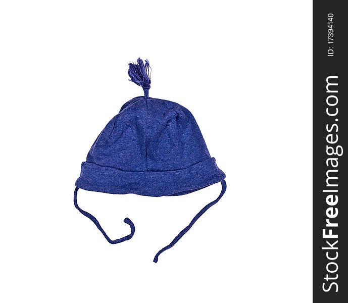 Blue cap for the newborn