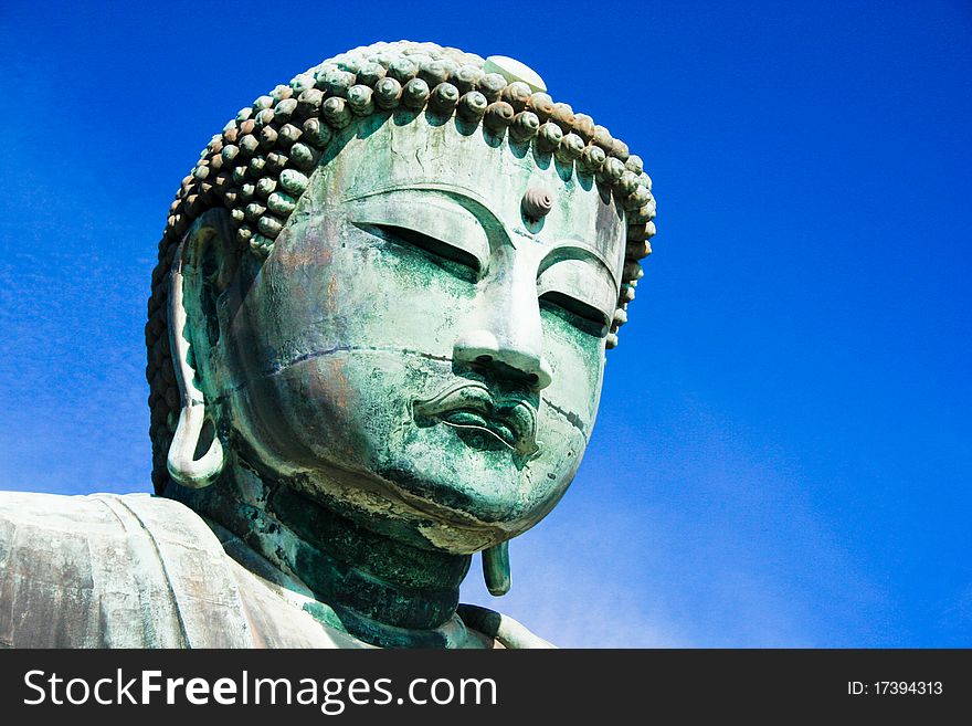 Kamakura Buddha taken in Japan. Kamakura Buddha taken in Japan