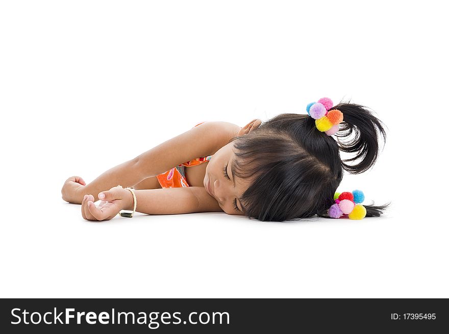 Cute Little Girl Sleeping