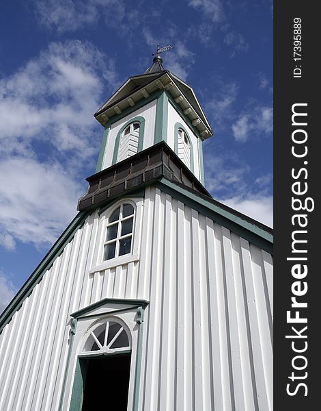 Typical Icelandic church in Thingvellir National Park. Typical Icelandic church in Thingvellir National Park