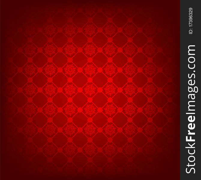 Seamless Deep Red Christmas Texture Pattern. EPS 8