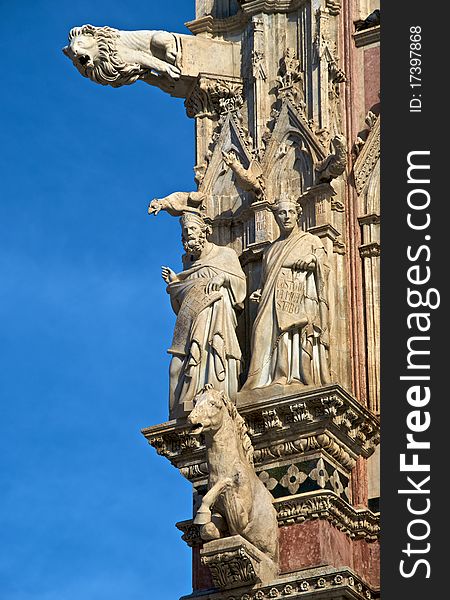 Detail On Siena Cathedral