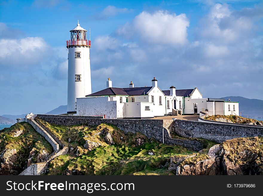 Fanad Head Lighthouse At Fanad Point In County Donegal, Republic Of Ireland