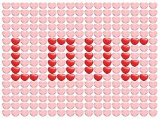 Love From Hearts Stock Images Love From Hearts Stock Images
