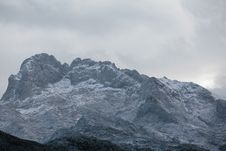 Mountain With Snow Stock Image Mountain With Snow Stock Image