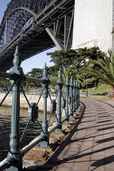Path At The Sydney Harbour Bridge Stock Photos Path At The Sydney Harbour Bridge Stock Photos