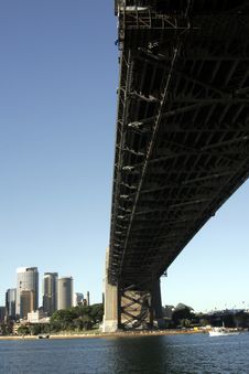 Under The Sydney Harbour Bridge Royalty Free Stock Image Under The Sydney Harbour Bridge Royalty Free Stock Image