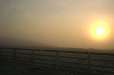 Misty Sunrise Stock Image Misty Sunrise Stock Image