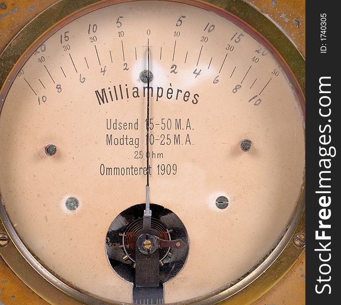 Ampere meter very old