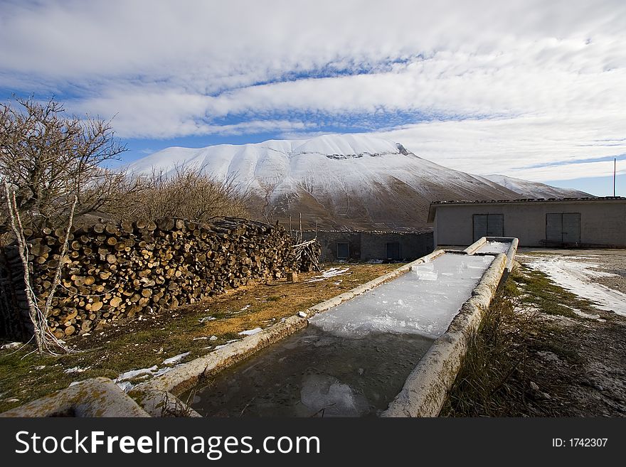 Monte Vettore From Castelluccio