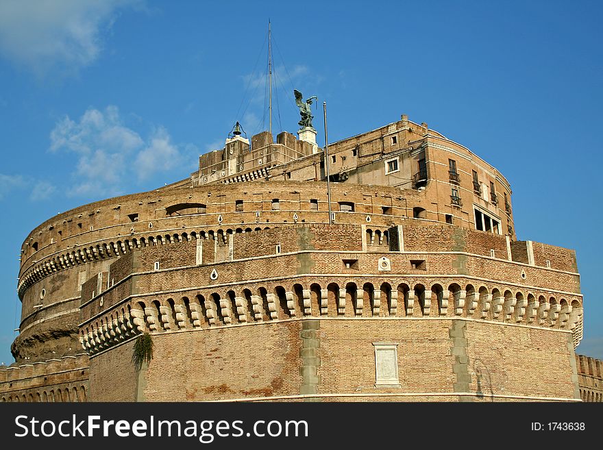 St. Angel Castle In Rome