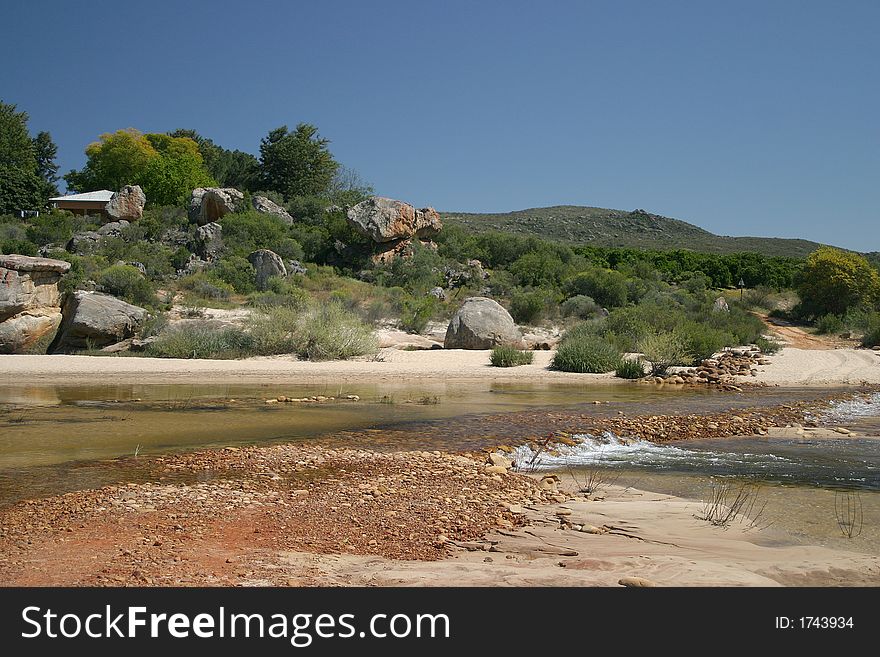 Little creek in Southern Africa