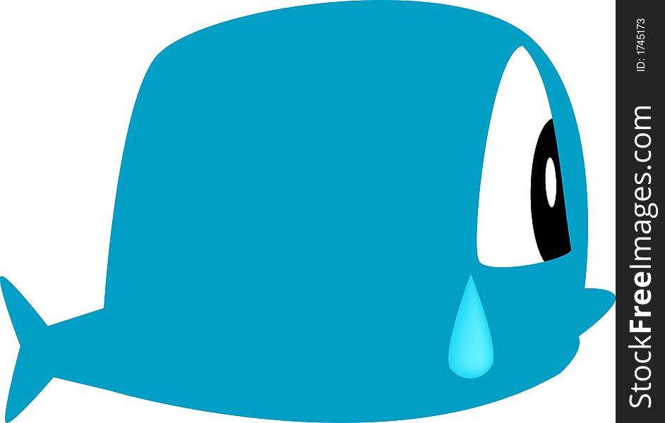 Whale sad