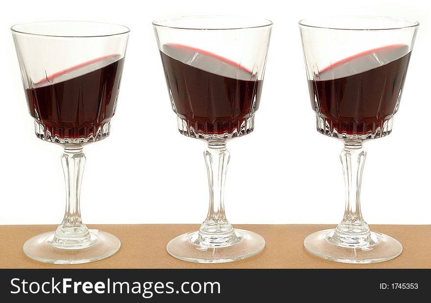 Three Wineglasses And Gravity