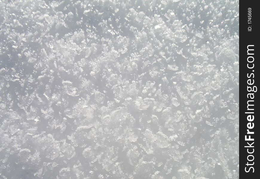 Ice Crystals Texture