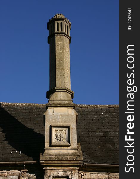 A mediaeval chimney in Wells, Somerset, England. A mediaeval chimney in Wells, Somerset, England.