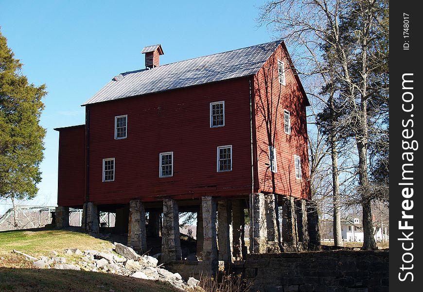 Old Grist Mill in Tennessee. Old Grist Mill in Tennessee