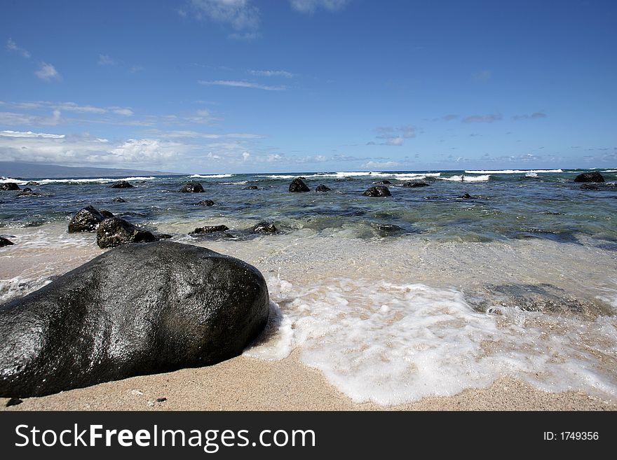 Peacefull hawaii  beach